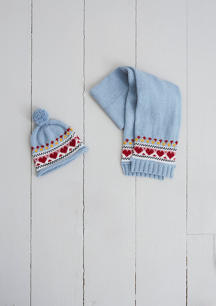 MillaMia Lilja Hat & Scarf Knitting Pattern