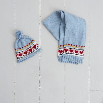 MillaMia Lilja Hat & Scarf Knitting Pattern