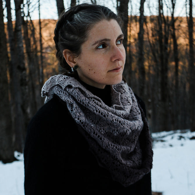 Wonderland Yarns Longma's Cowl Knitting Pattern