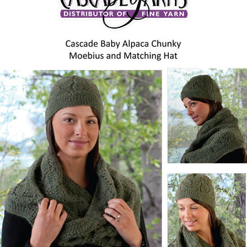 Moebius and Matching Hat in Cascade Baby Alpaca Chunky - Free