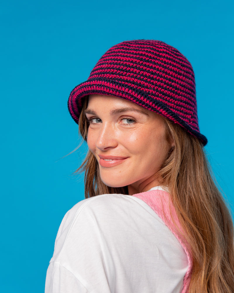 Paintbox Yarns Happy Camper Bucket Hat Crochet Pattern