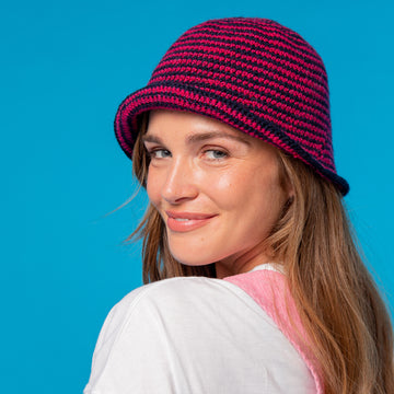 Paintbox Yarns Happy Camper Bucket Hat Crochet Pattern