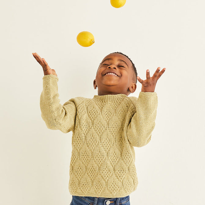 Sirdar Citrus Slice Tops Jumper Knitting Pattern
