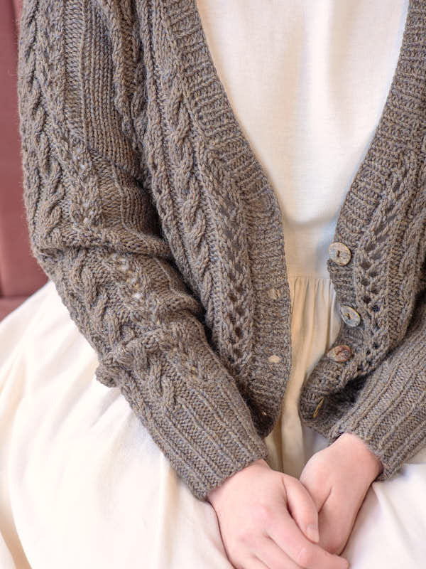 Rosewood Cardigan Knitting Pattern