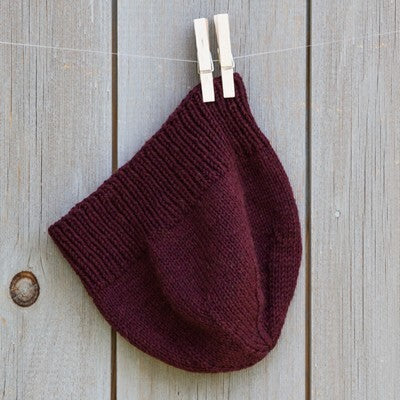 Valley Yarns B Basic Hat from Measurements Knitting Pattern