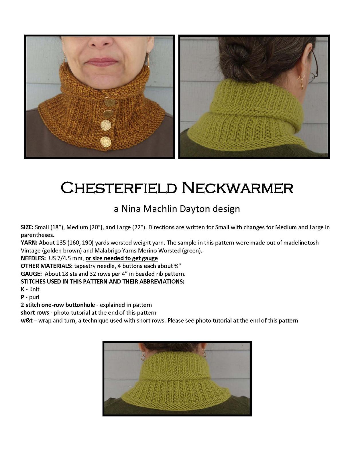 Chesterfield Neckwarmer