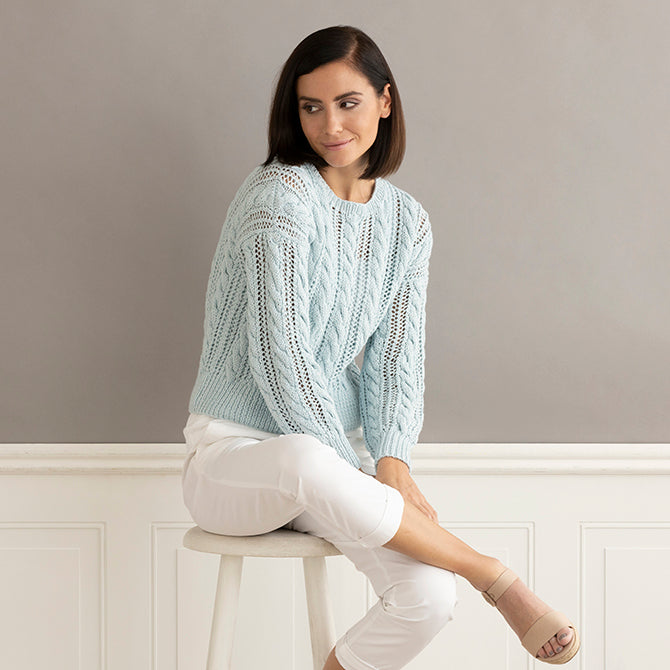 String Elizabeth Pullover Jumper Knitting Pattern