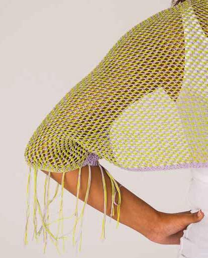 Atai Bi Nana Shrug Cape Knitting Pattern