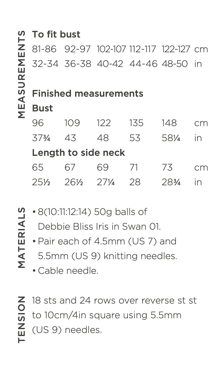 Debbie Bliss Neve Top Knitting Pattern