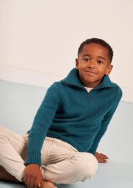 Mini Blue Sweater Jumper Knitting Pattern