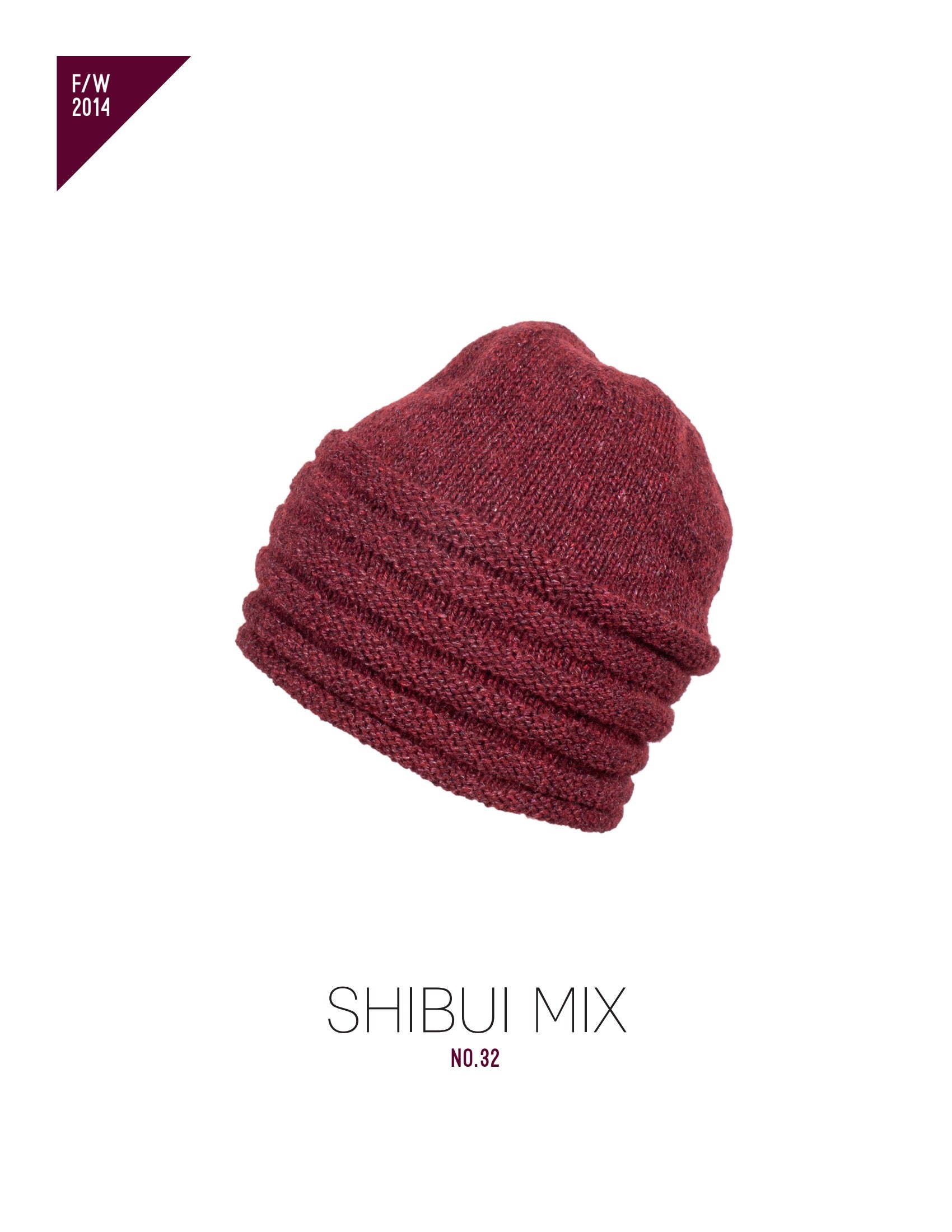Shibui Knits Mix No. 32 Hat Knitting Pattern