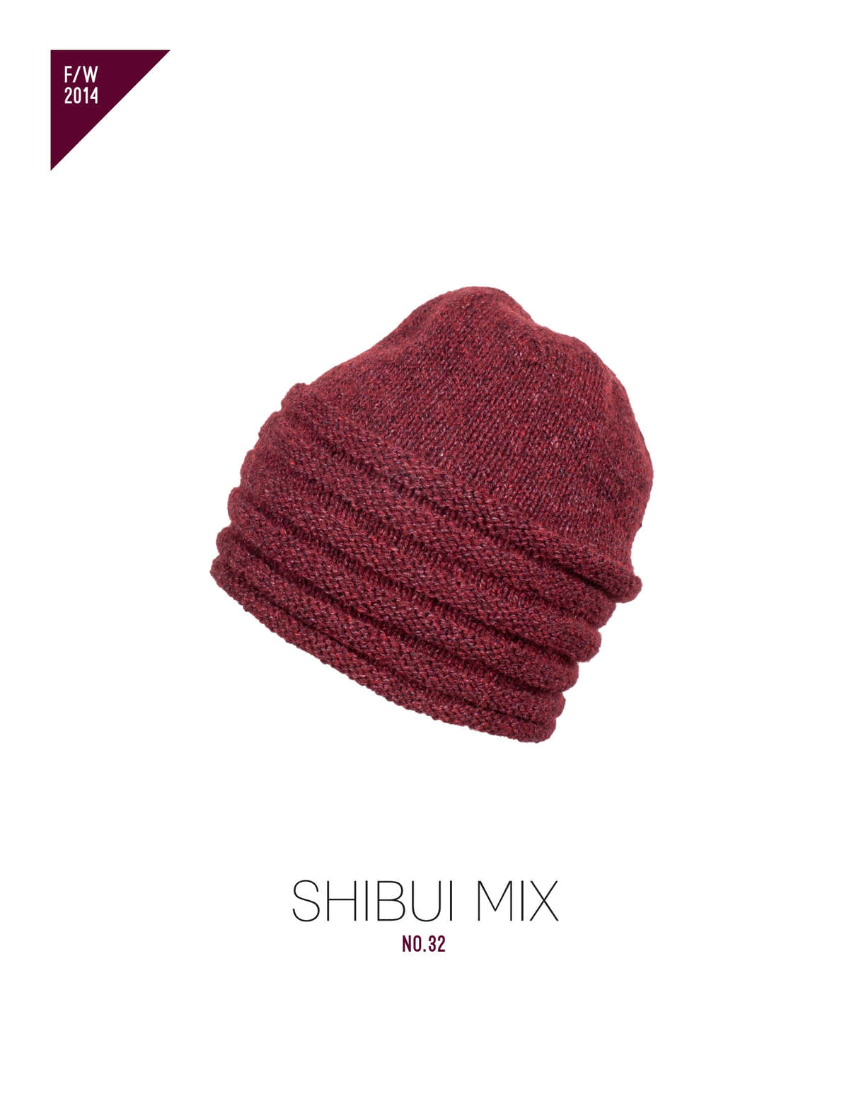 Shibui Knits Mix No. 32 Hat Knitting Pattern