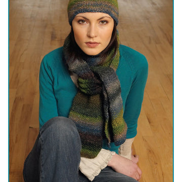 Cowslip Hat and Scarf Knitting Pattern
