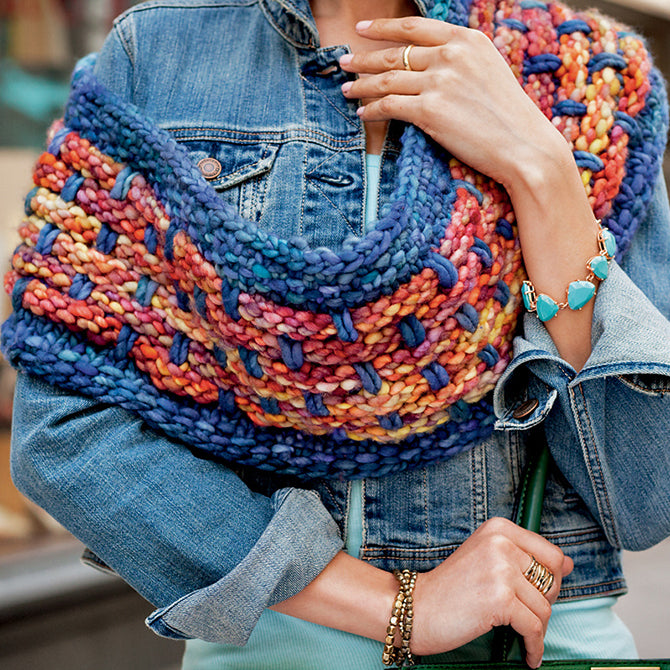 Malabrigo Dumbo Cowl Knitting Pattern