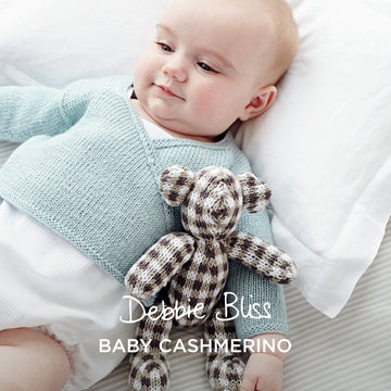 Debbie Bliss Simple Crossover Cardi and Toy Knitting Pattern