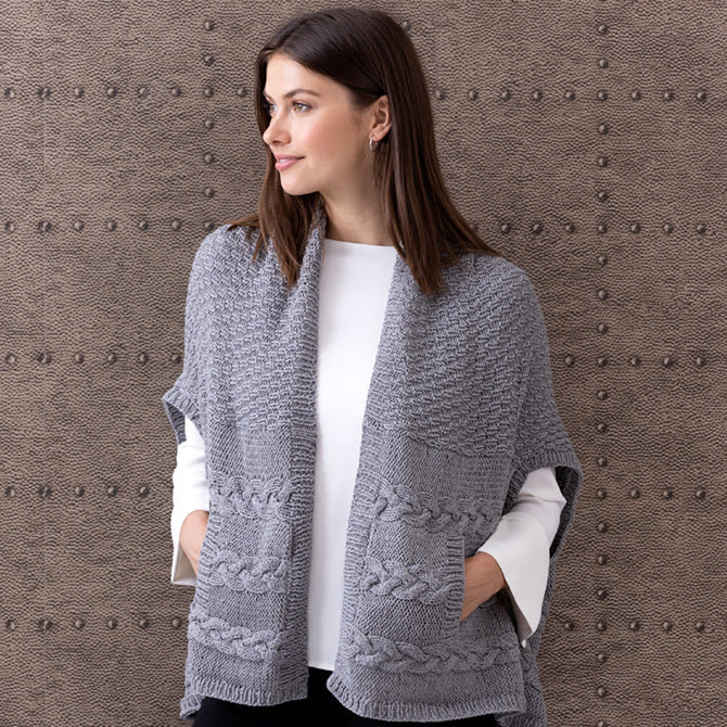 String Darlene Two-Way Vest Waistcoat Knitting Pattern