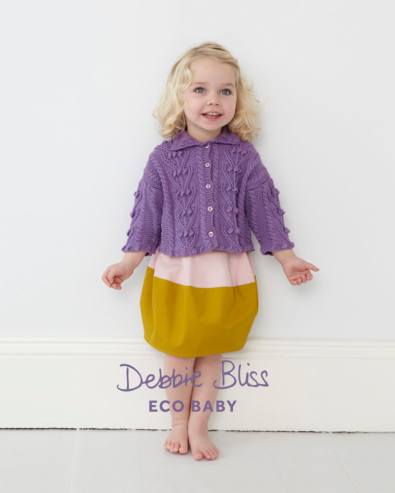 Debbie Bliss Bobble Cable Cardigan Knitting Pattern