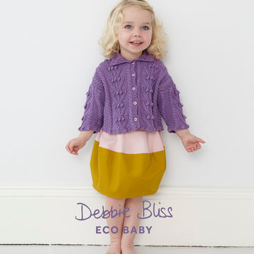 Debbie Bliss Bobble Cable Cardigan Knitting Pattern