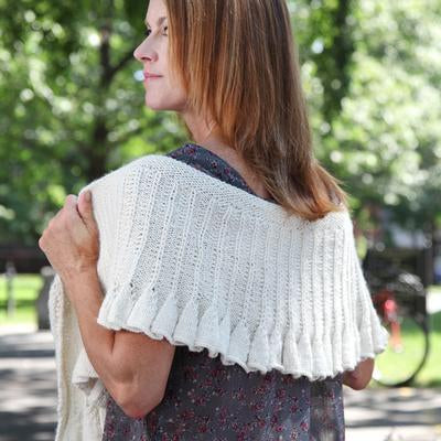 Valley Yarns Morning Bells Shawl Knitting Pattern
