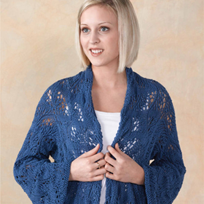Valley Yarns Tanglewood Cascading Cardigan Knitting Pattern