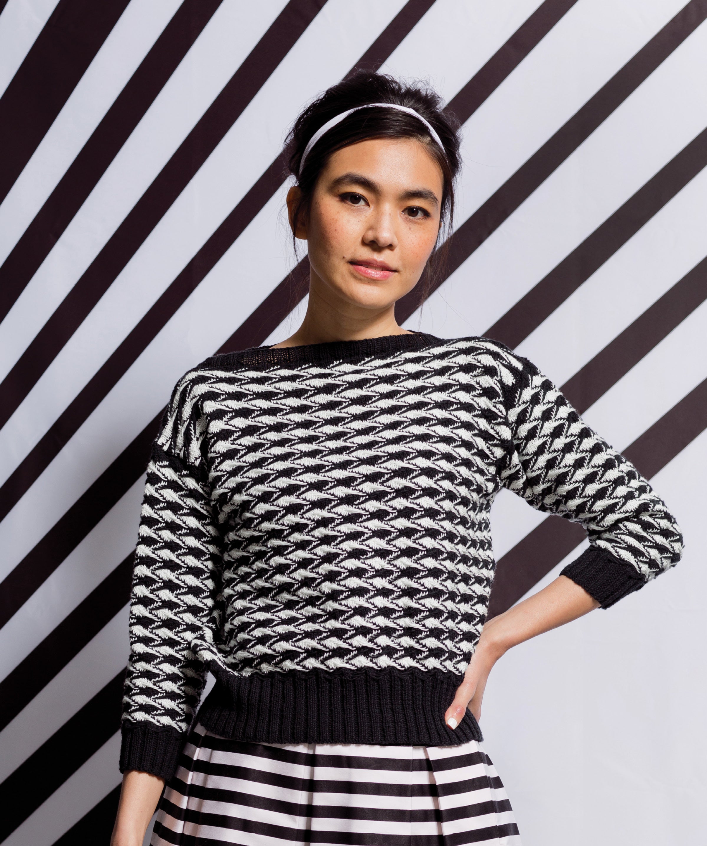 MillaMia Fragment Jumper Knitting Pattern