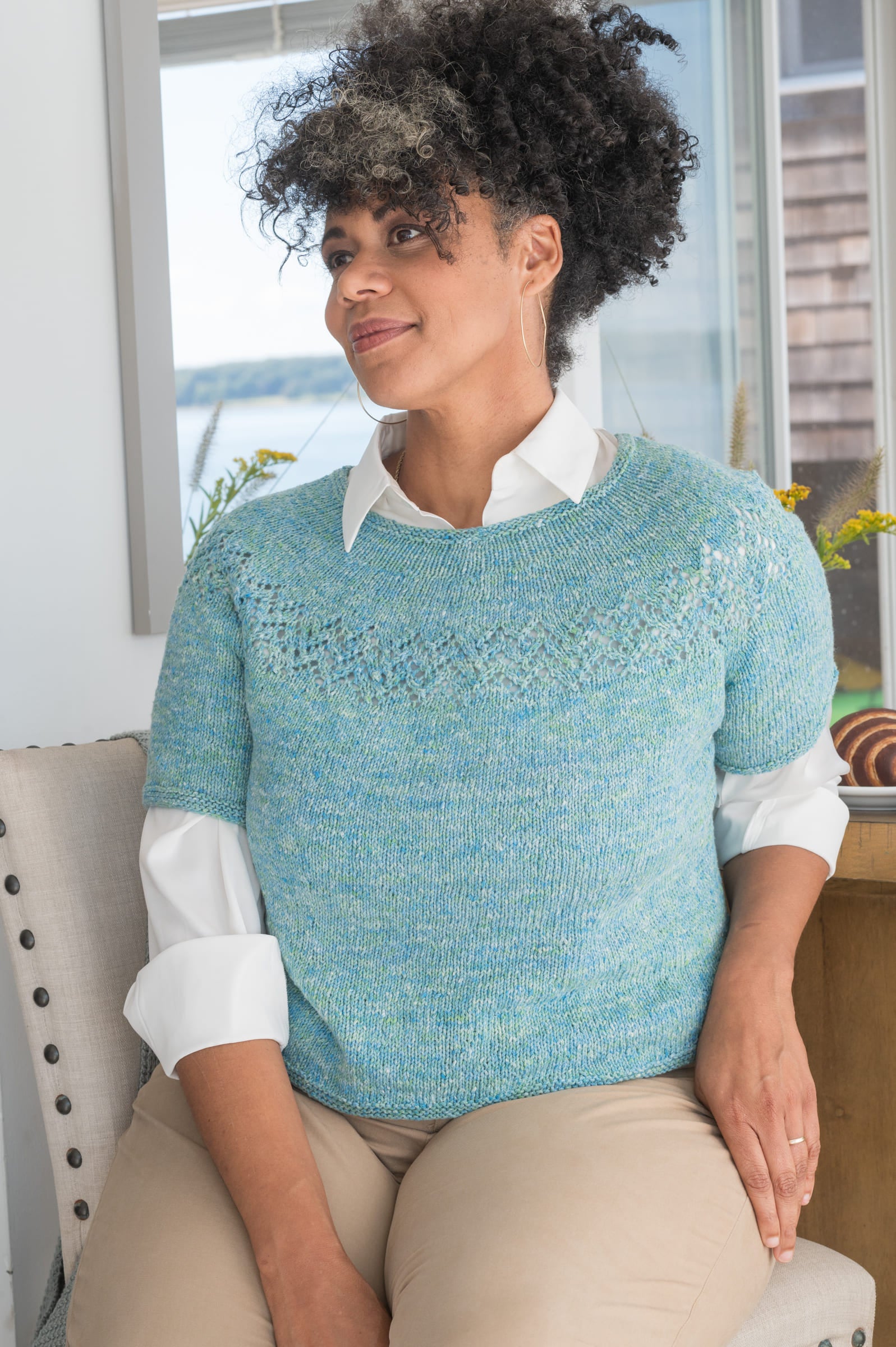 Berroco Essentials Willow Top Knitting Pattern