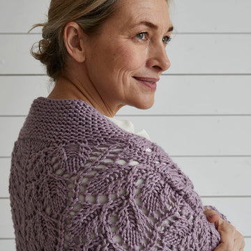 Debbie Bliss Lace & Garter Stitch Cardigan Knitting Pattern