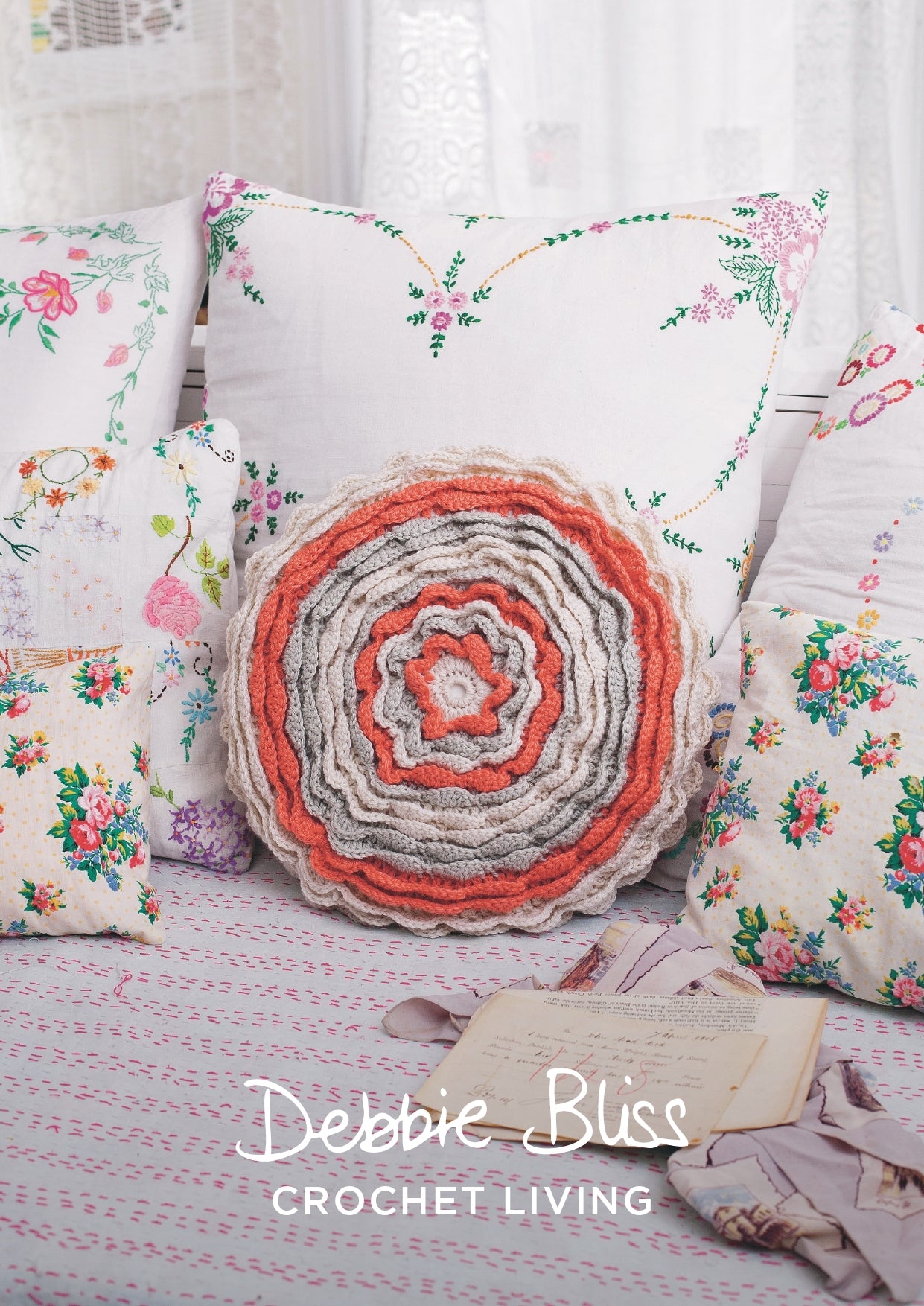 Debbie Bliss Petal Power Cover Crochet Pattern