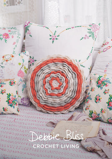 Debbie Bliss Petal Power Cover Crochet Pattern