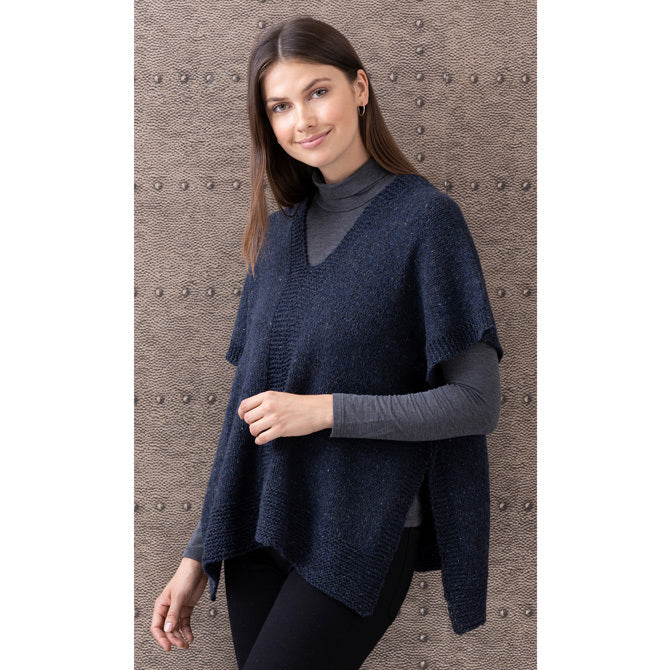 String Rachel Poncho Cape Knitting Pattern