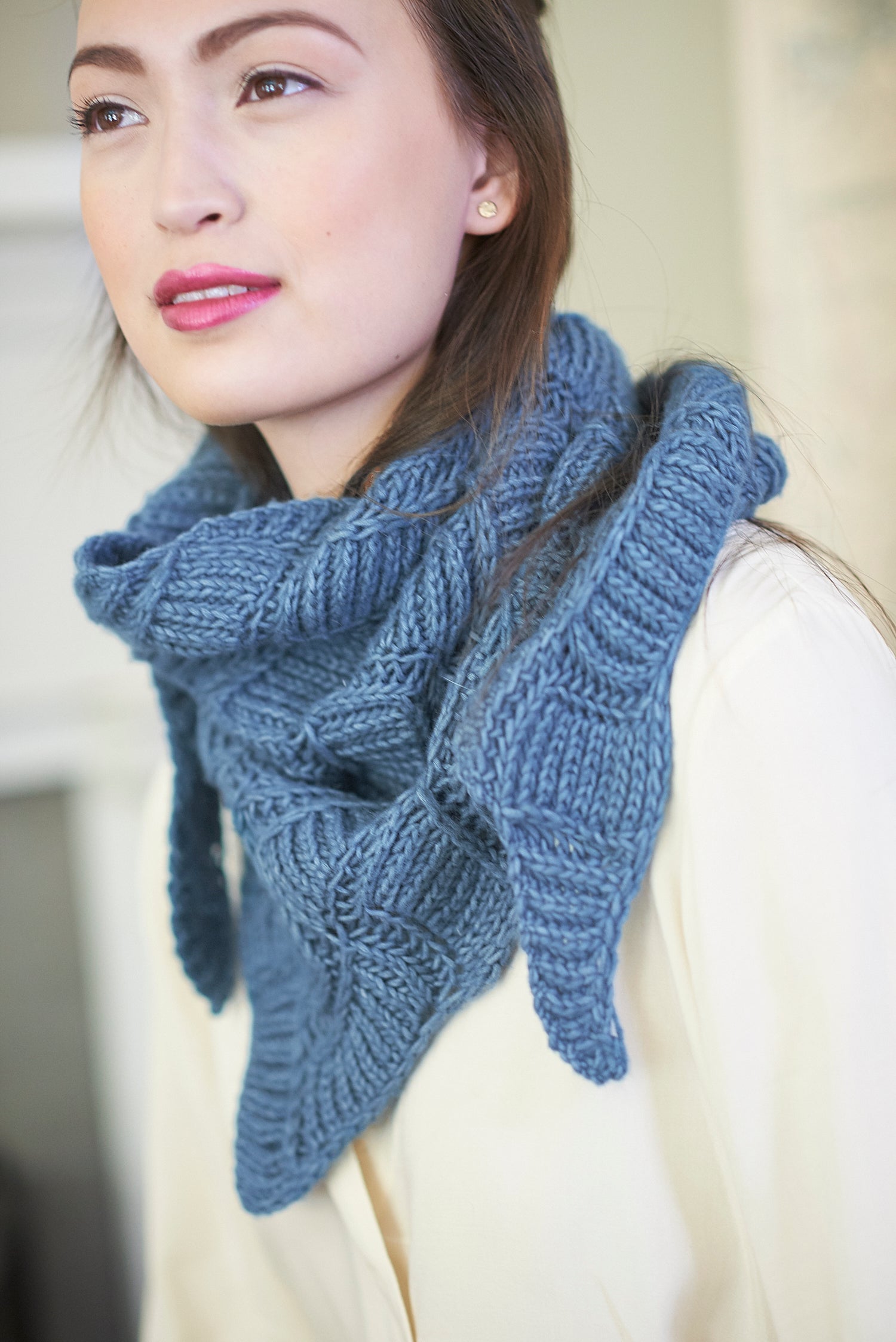 Beatriz Shawl Wrap Knitting Pattern