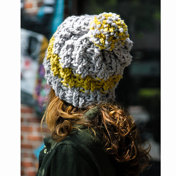 Valley Yarns Upward Spiral Beanie Crochet Pattern