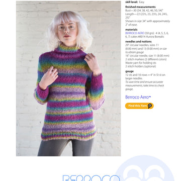 Berroco Adda Jumper Knitting Pattern
