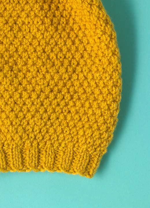 Paintbox Yarns Forest Moss Beanie Knitting Pattern