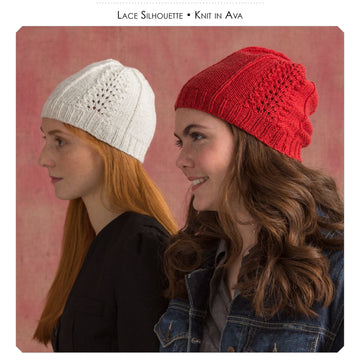 Classic Elite Yarns Lace Silhouette Hat Knitting Pattern
