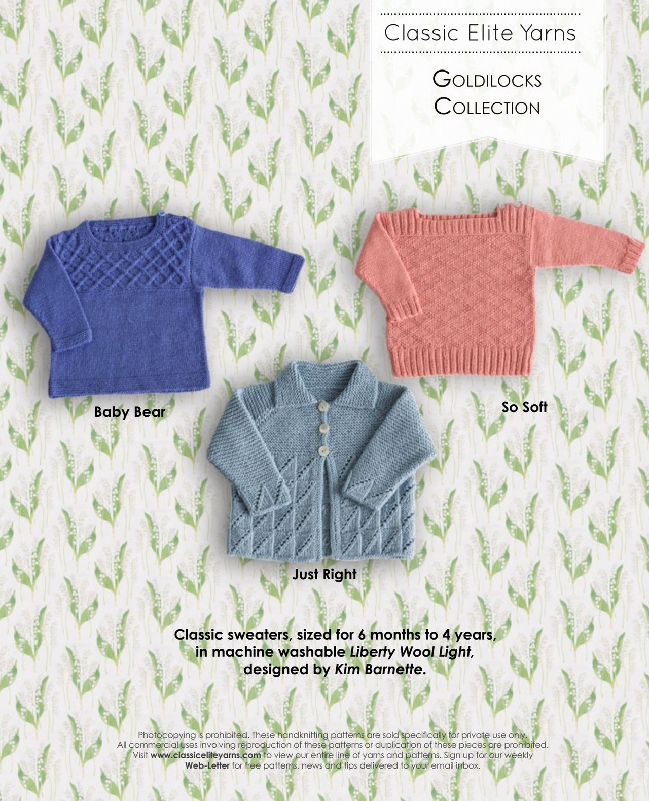 Classic Elite Yarns Goldilocks Collection eBook Knitting