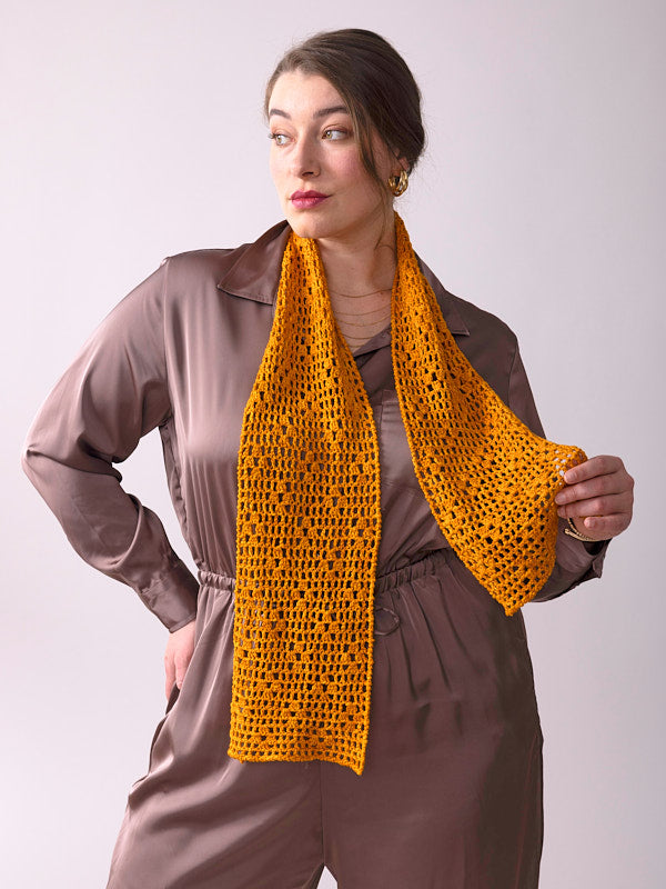 Cresento Scarf Crochet Pattern
