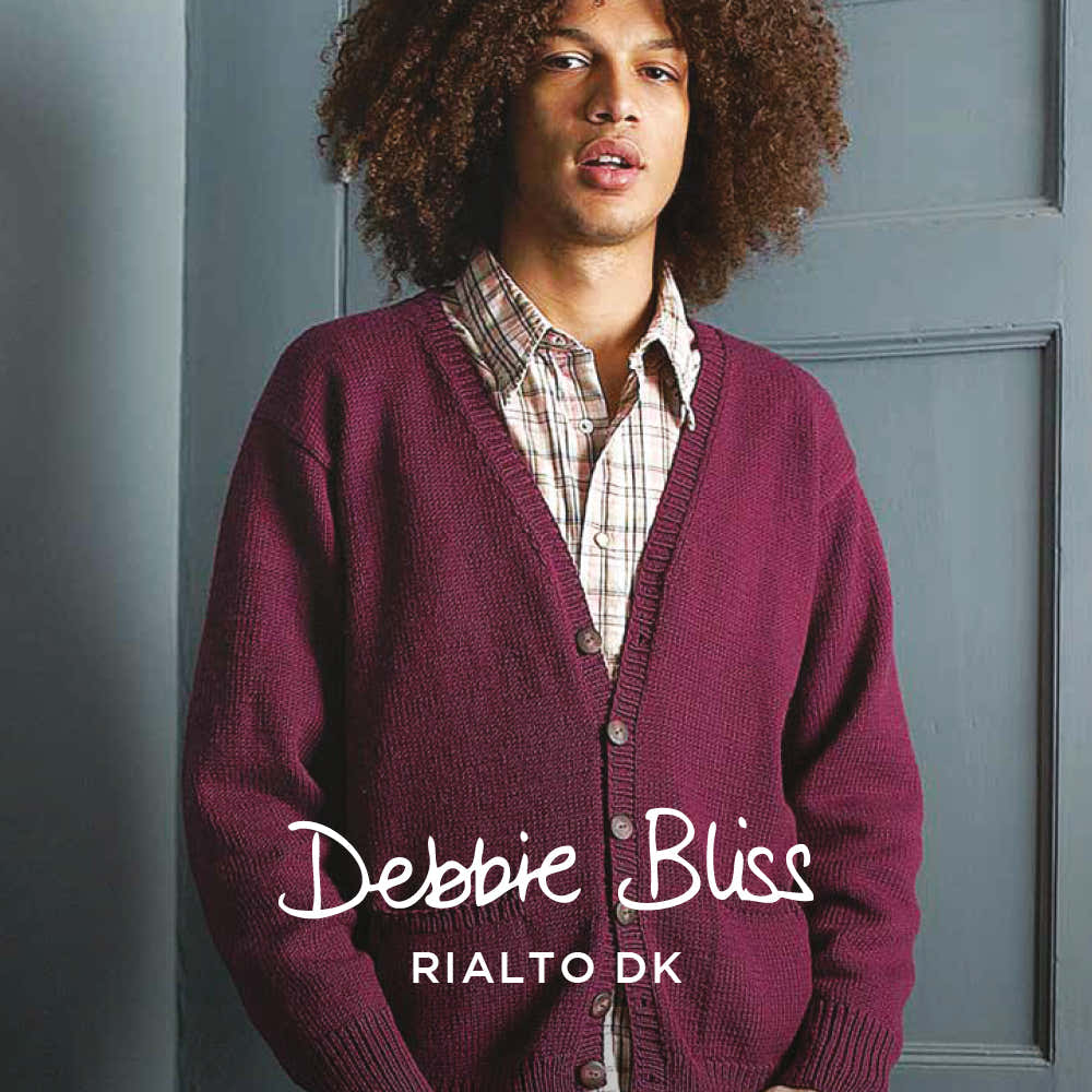 Debbie Bliss Man's Classic Cardigan Knitting Pattern