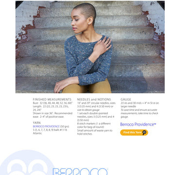 Berroco Elmhurst Jumper Knitting Pattern