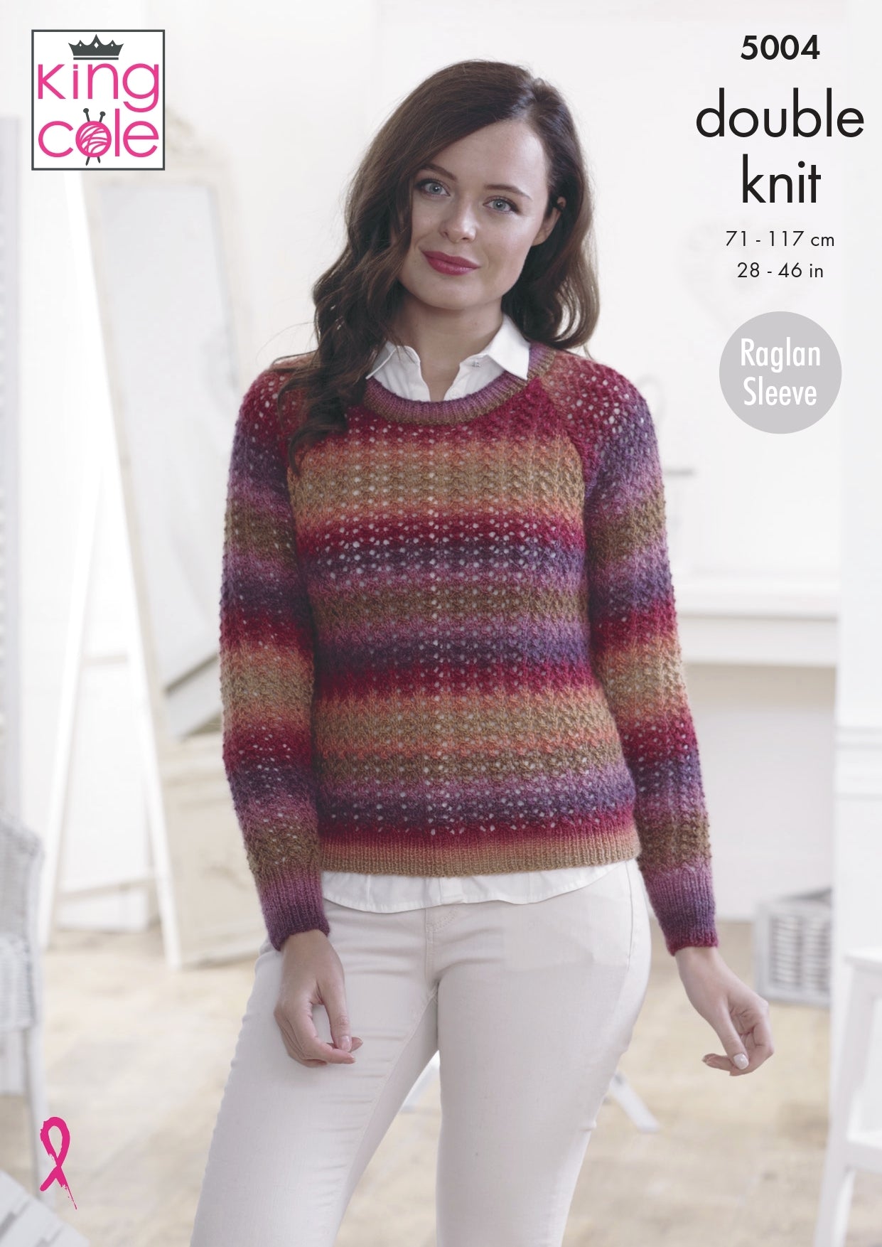 Round & V Neck Sweaters Jumper Knitting Pattern