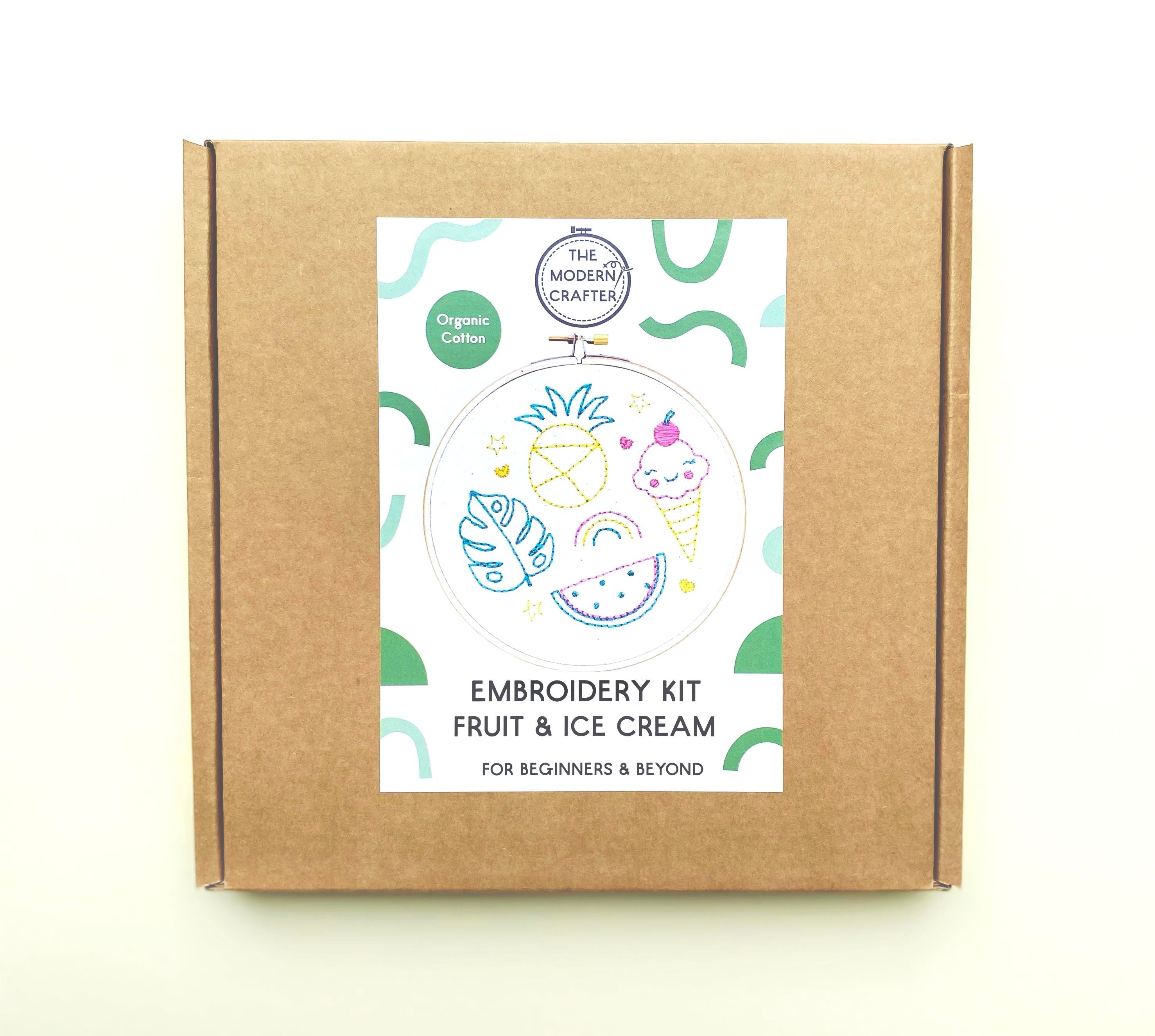 The Modern Crafter Beginner Printed Embroidery Kit