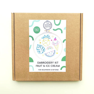 The Modern Crafter Beginner Printed Embroidery Kit