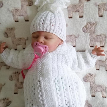 Nerys Newborn Coat & Hat 16 inch chest