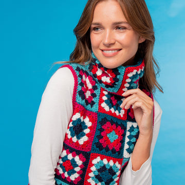 Paintbox Yarns Feel Good Granny Square Tank PDF (Free)