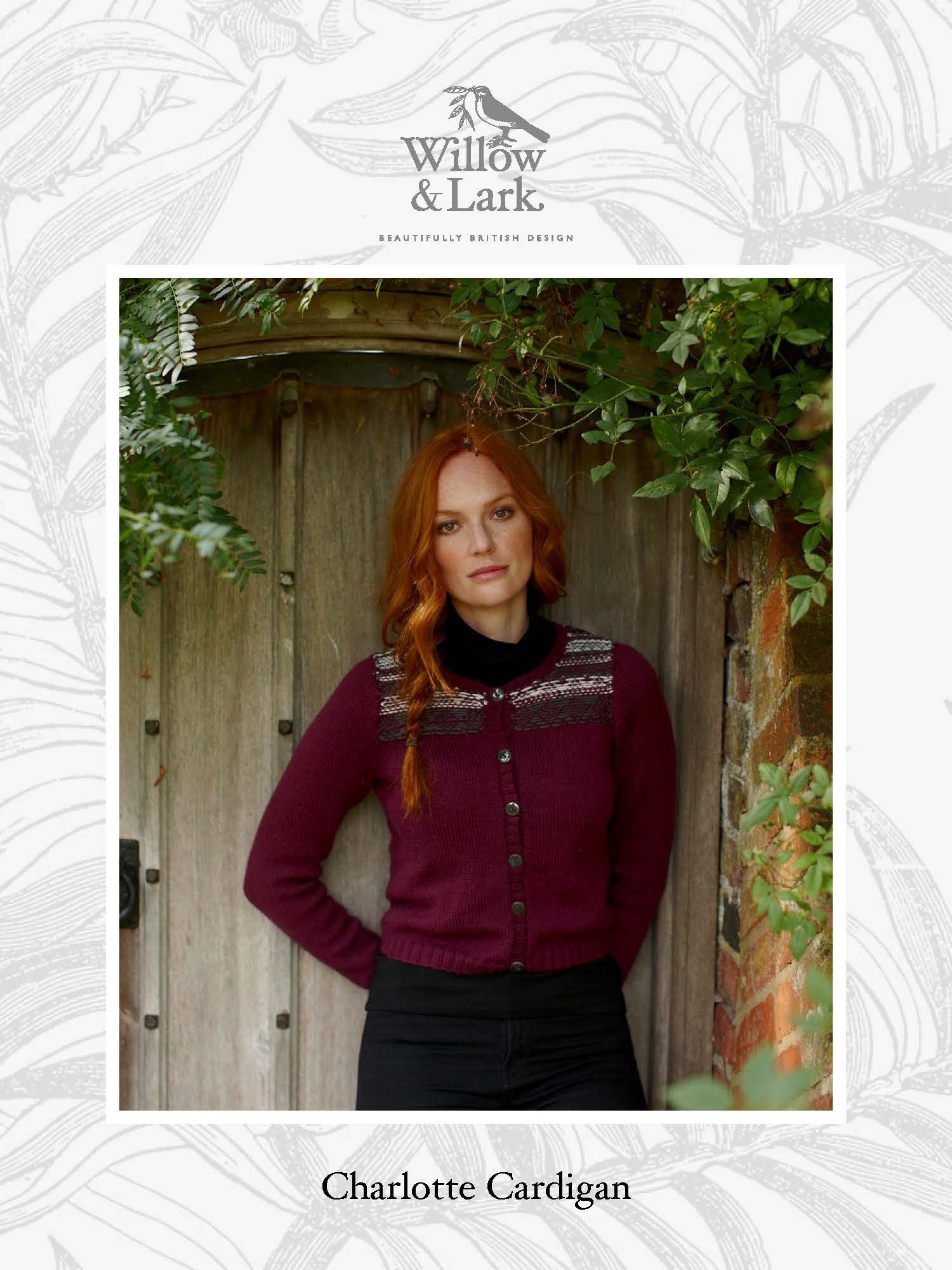 Willow & Lark Charlotte Cardigan Knitting Pattern