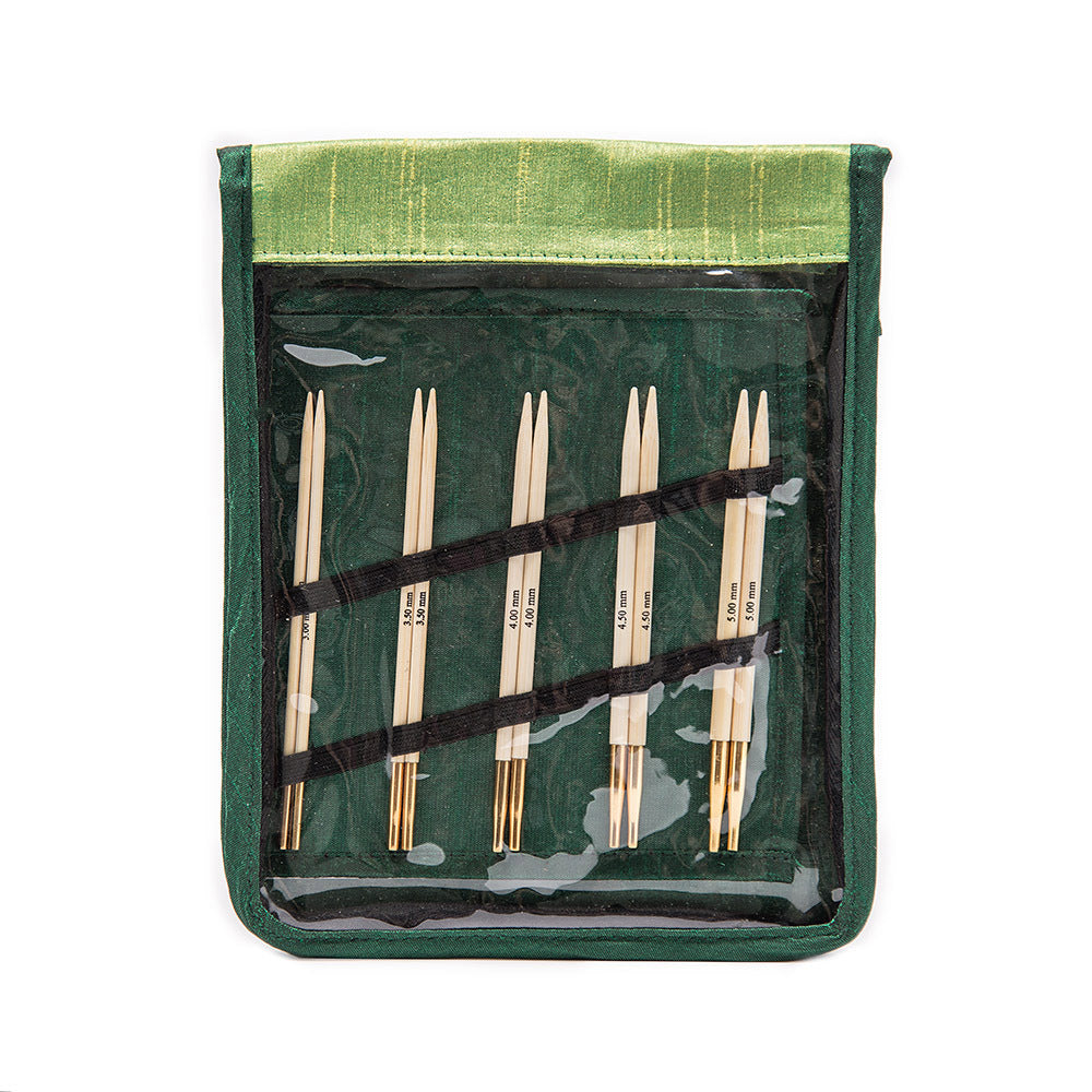 KnitPro Bamboo Interchangeable Needle Tips (Starter Set of 5 Sizes)