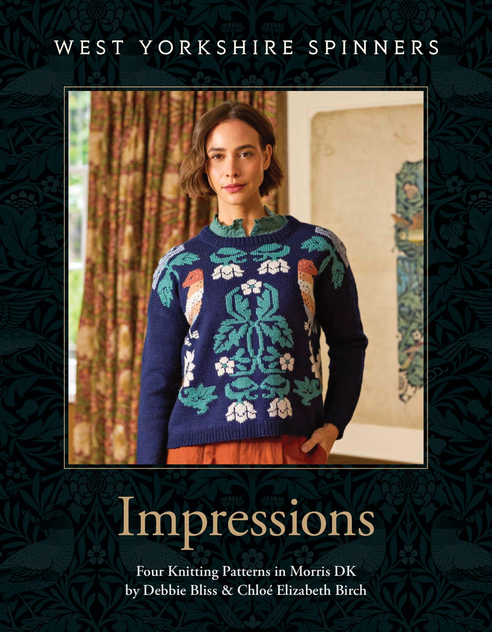 Impressions Four Knitting Patterns in Morris DK by Debbie Bliss & ChloÃƒÂ© Elizabeth Birch
