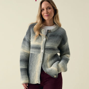 Two Direction Cardigan Knitting Pattern