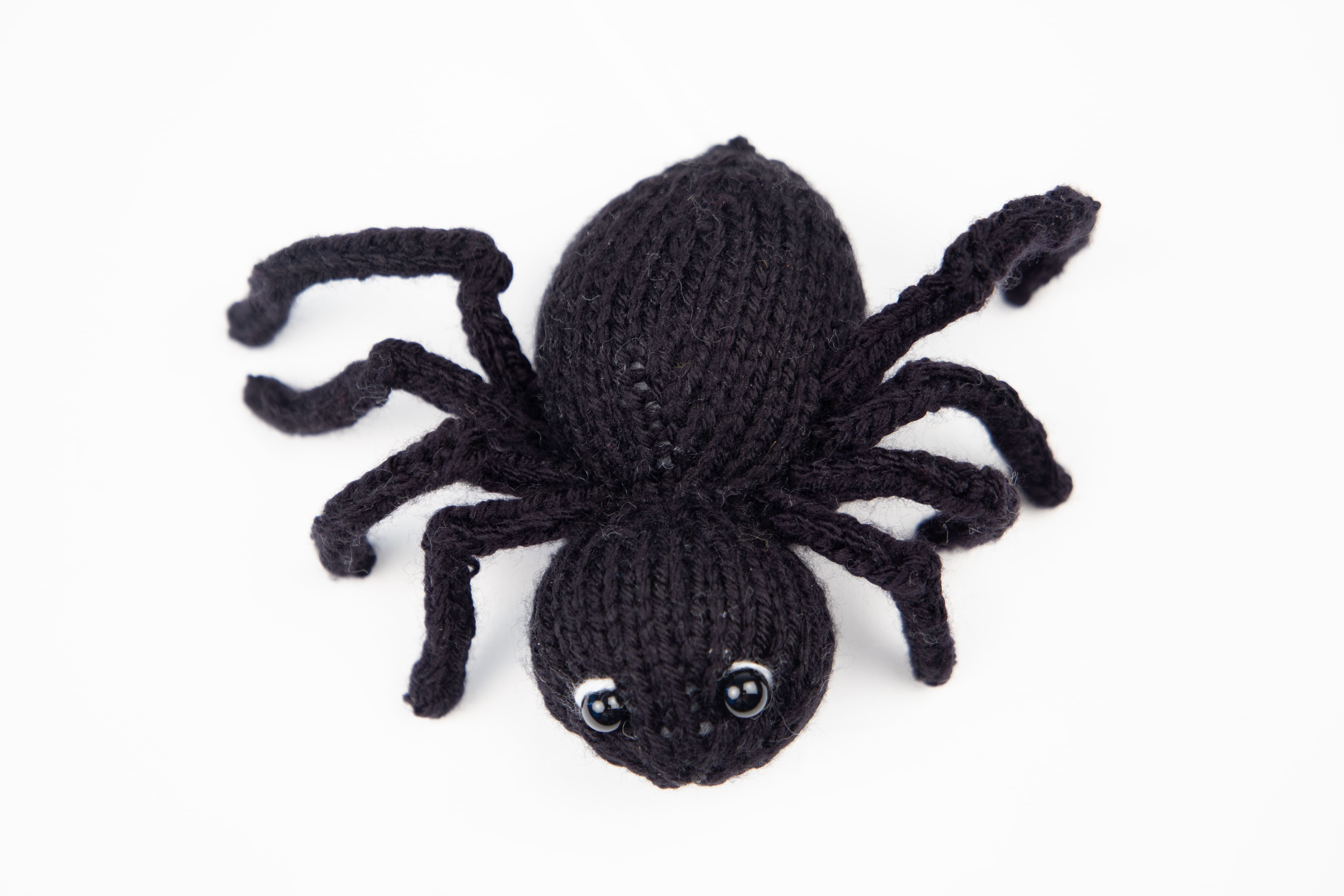 Deramores Spider and Web Toy Knitting Pattern