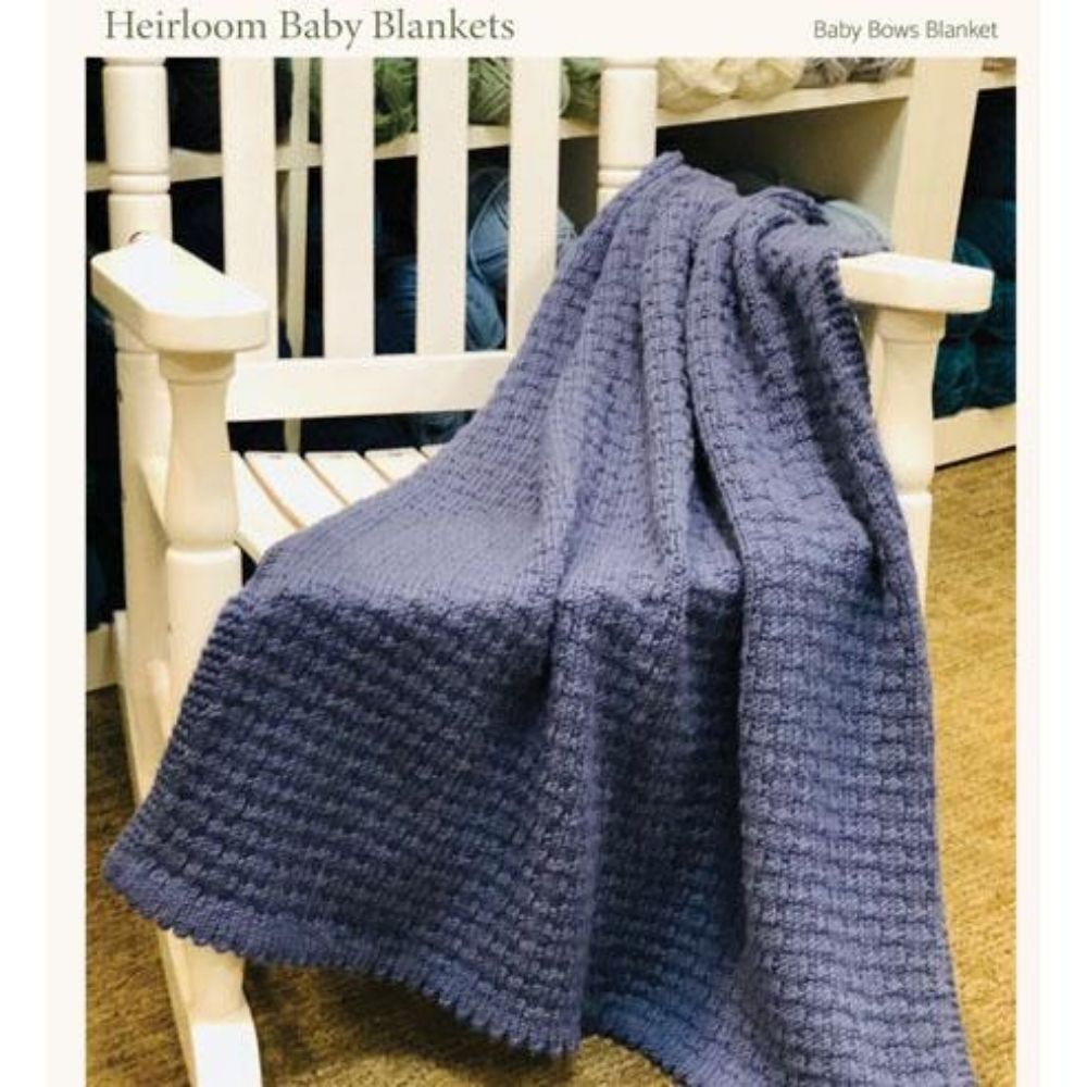 Plymouth Yarn 0667 Heirloom Baby Blankets Knitting Pattern